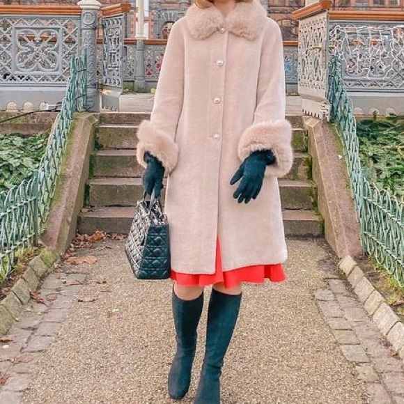 Santinni London 100% Lambswool Coat - Picture 2 of 5